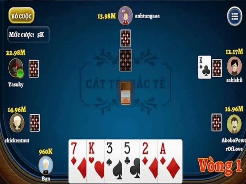 Quy tắc đánh bài Catte cơ bản cho newbie 